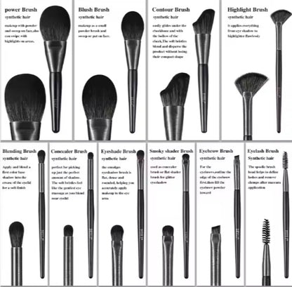 BEILI Low MOQ Ship Fast Custom High Quality Make Up Brushes Wholesale Wood Handle Premium Natural10pcs Makeup Brush