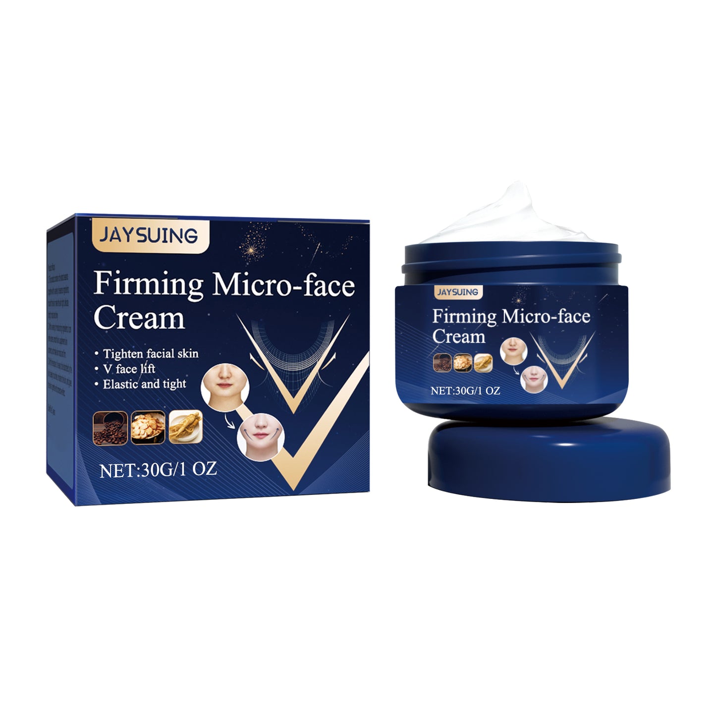 Aysuing V Face Firming Cream Tightening Contour Firming Lifting Chin Sagging Face Skin Massage Cream